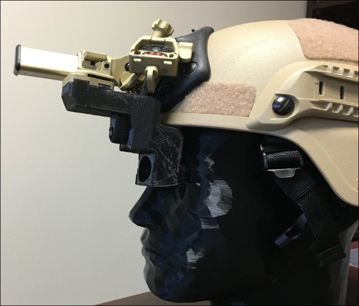 Helmet Augmented Display for Extended-Reality Systems 